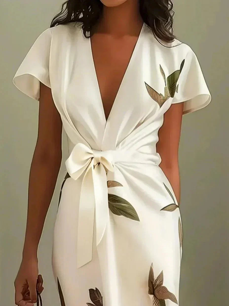 Amelia | Chic Floral Wrap Dress