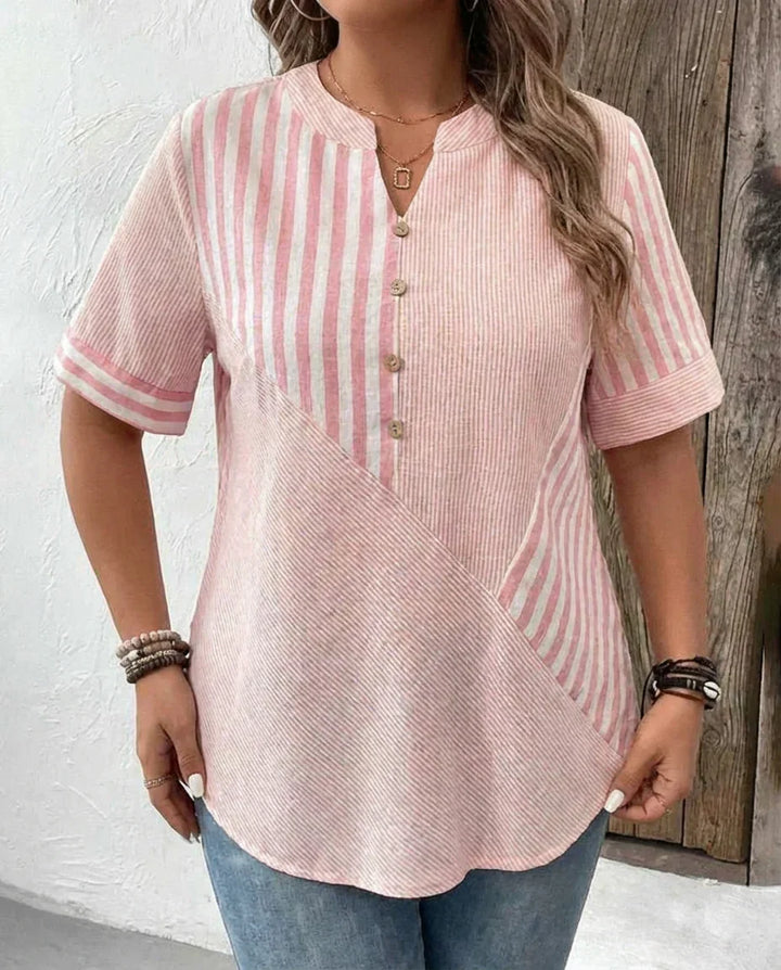 Frankie | Soft Striped Blouse