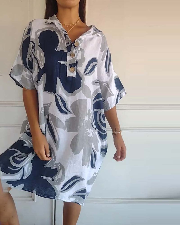 Bianca | Floral Shirt Dress