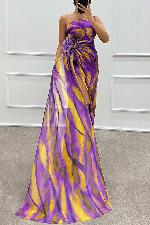 Helen | Vibrant Draped Dress