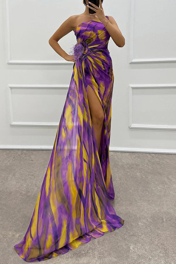 Helen | Vibrant Draped Dress
