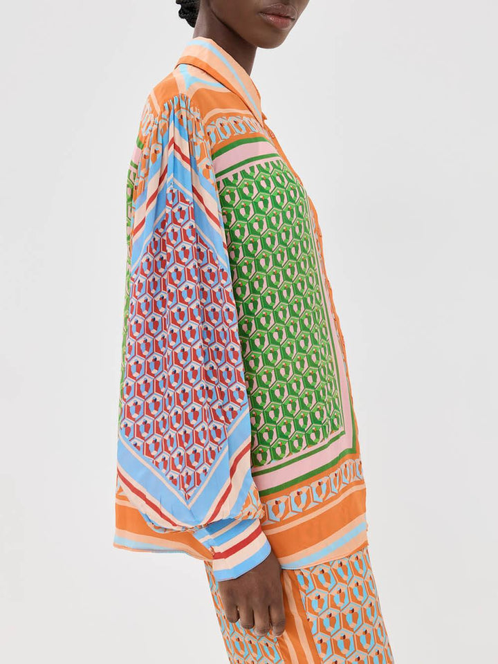 Josephine | Tropical Look Colourful Unique Shirt