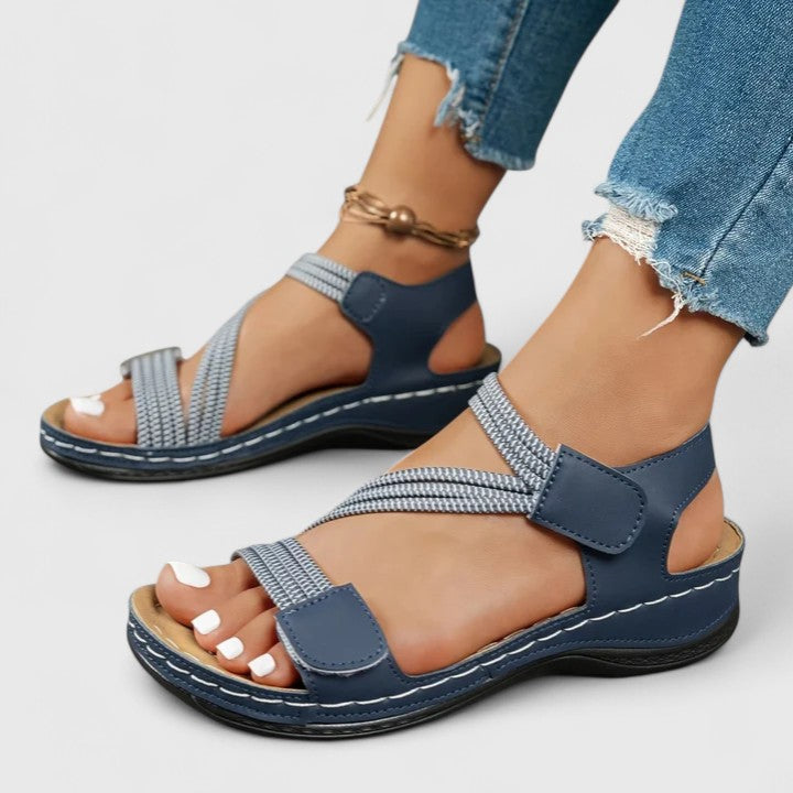 Sheena | Braided Comfort Strap Sandals
