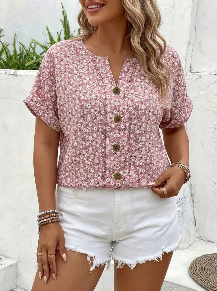Astrid | Chic Floral Print Blouse