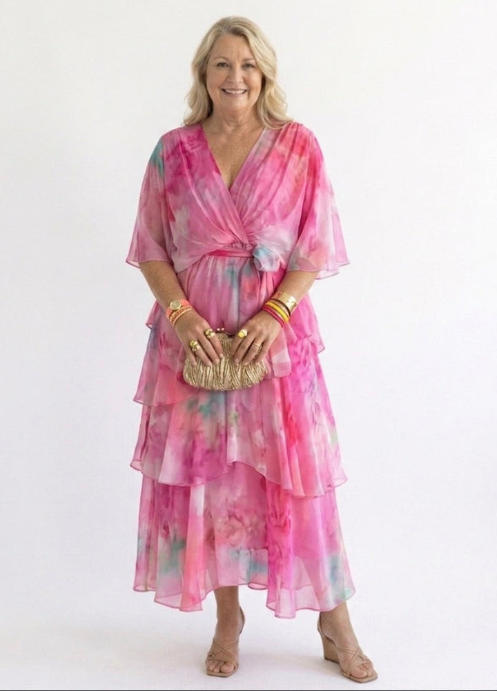 Eliza | Layered Floral Sun Dress