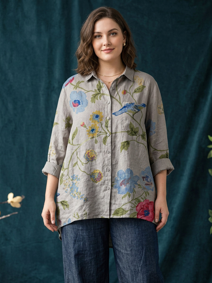 Bria | Floral Blouse