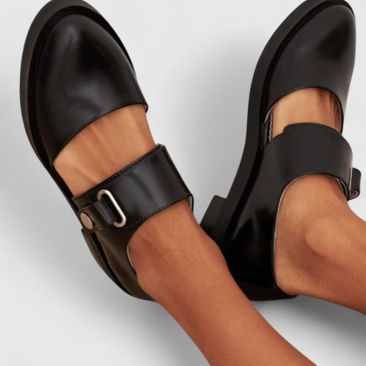 Supportive Mary Jane Shoes Real Leather