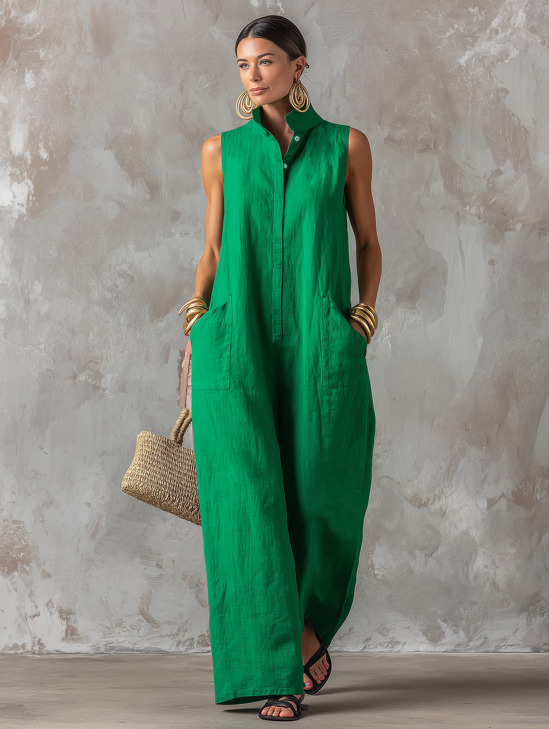 Claire | Minimalist Loose-Fit Blend Jumpsuit