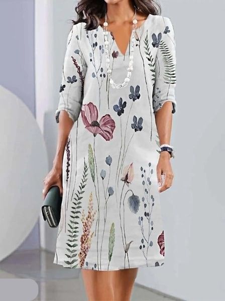 Della | Floral Tunic Dress