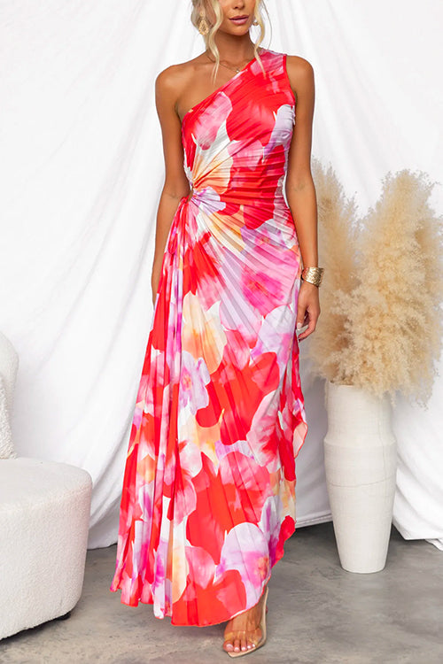 Alice | Vibrant Tropical Evening Dress
