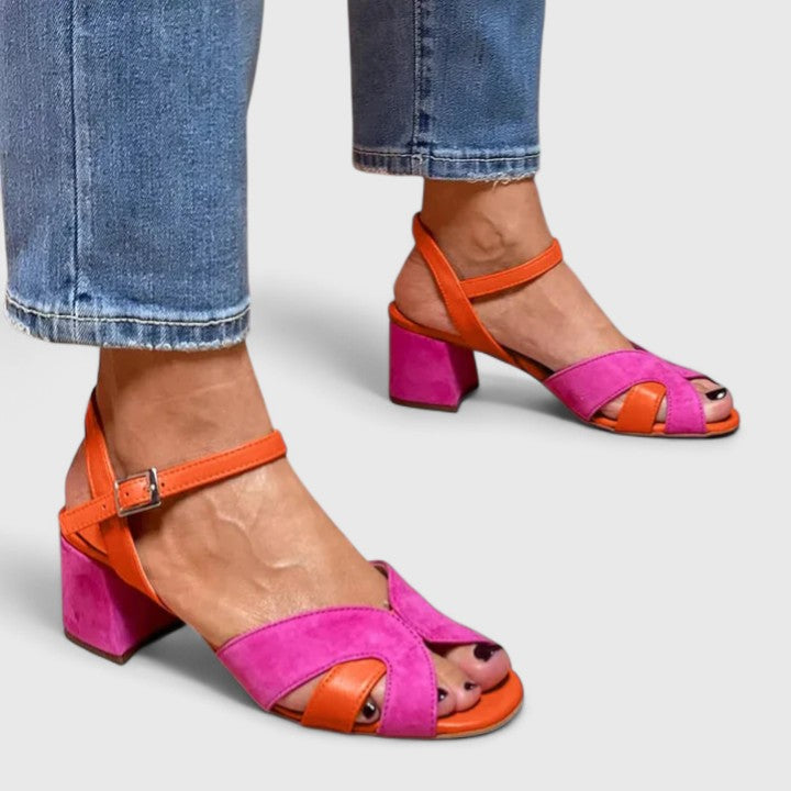 Luxe Supportive Real Leather Heels