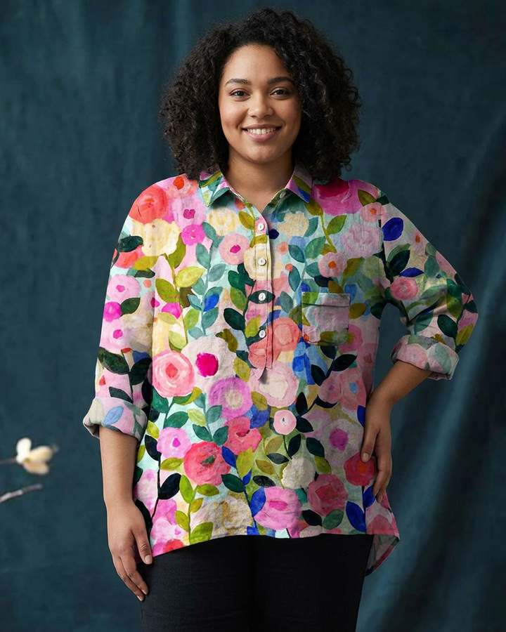 Bria | Floral Blouse