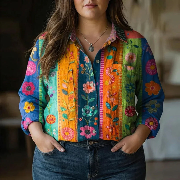 Posy | Bohemian Pattern Vintage Blouse