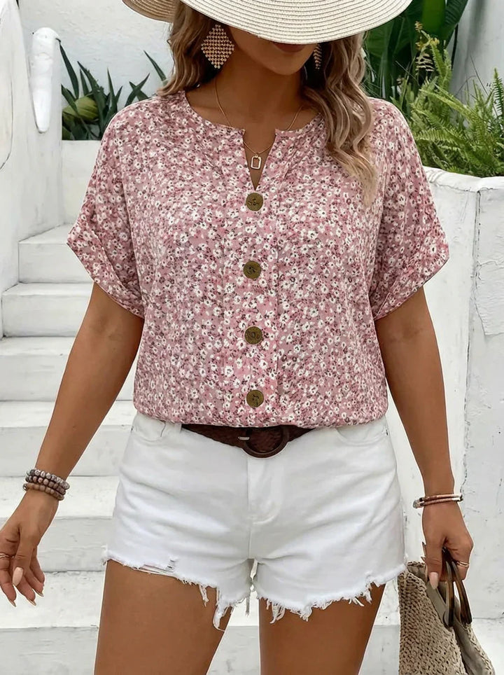 Astrid | Chic Floral Print Blouse