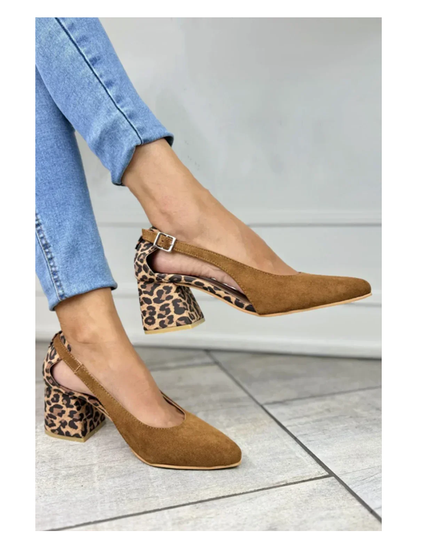 Hadley | Leopard Slingbacks