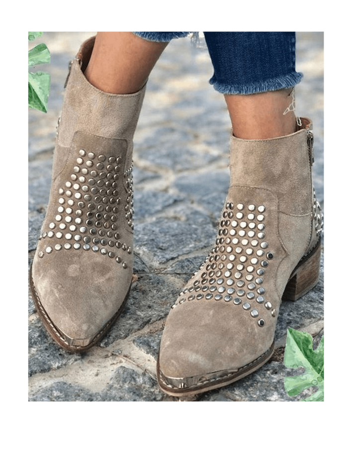 Lily | Studded Edge Boots