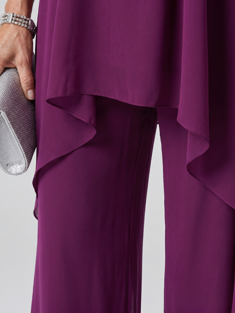 Bearim | Halter Neck Asymmetric Tunic Set