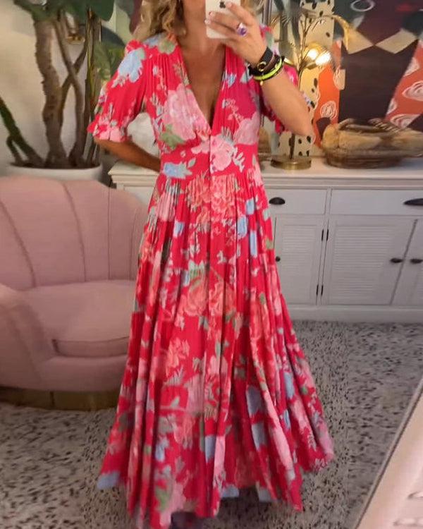 Floriana | Vibrant Floral Dress