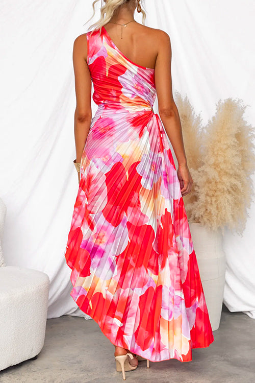 Donna | Pleated One-Shoulder Dress