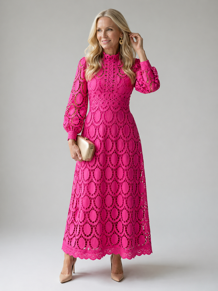 Naomi | Lace Midi Dress