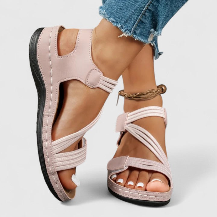 Sheena | Braided Comfort Strap Sandals