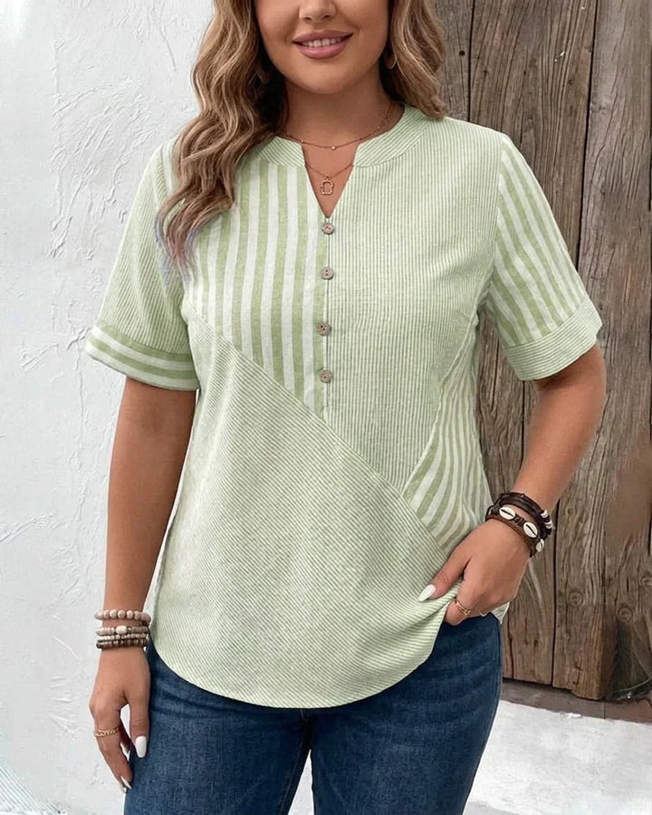 Frankie | Soft Striped Blouse