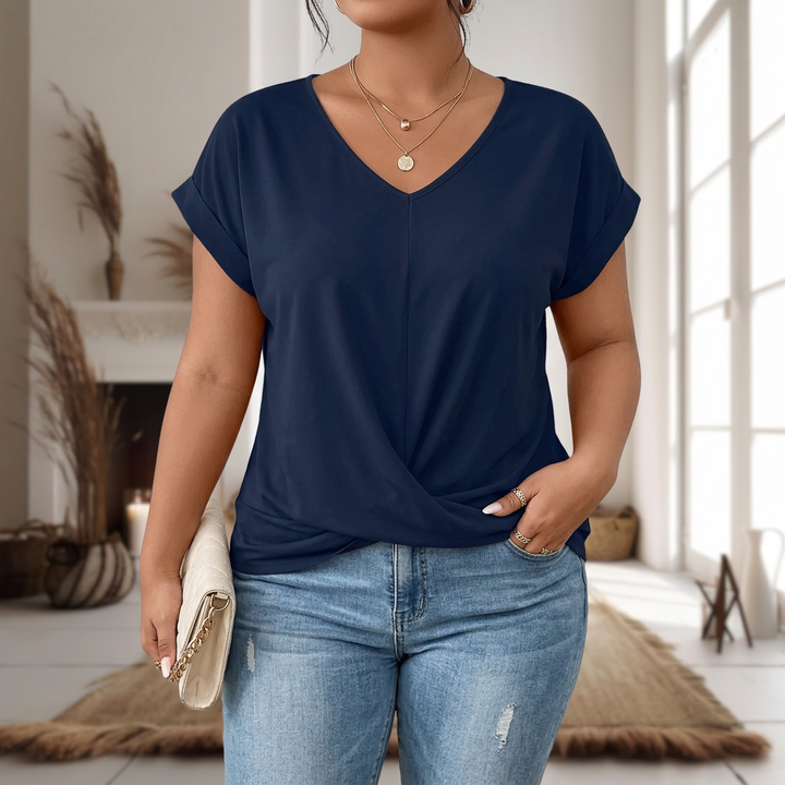 Briar | Casual Sweetheart Neck T-Shirt