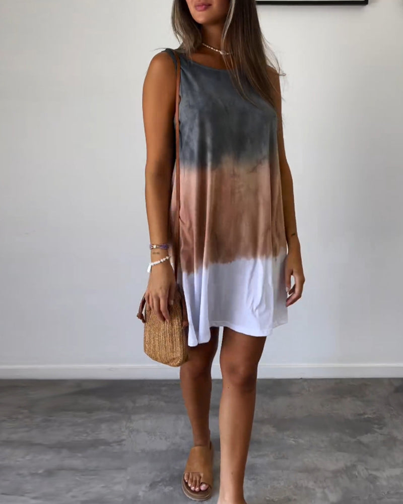Vionette | Casual Gradient Dress