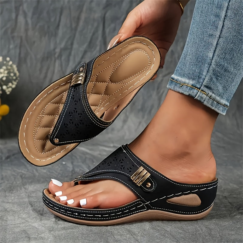 Sophia | Comfort Wedge Sandals