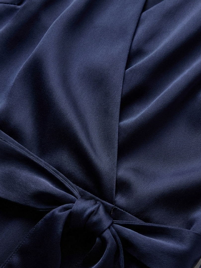 Briony | Halter Wrap Tie High Low Dress