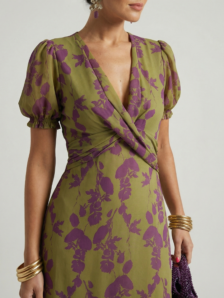 Rose | Relaxed Floral Midi Dress