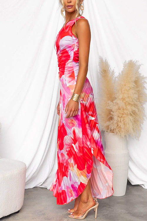Alice | Vibrant Tropical Evening Dress