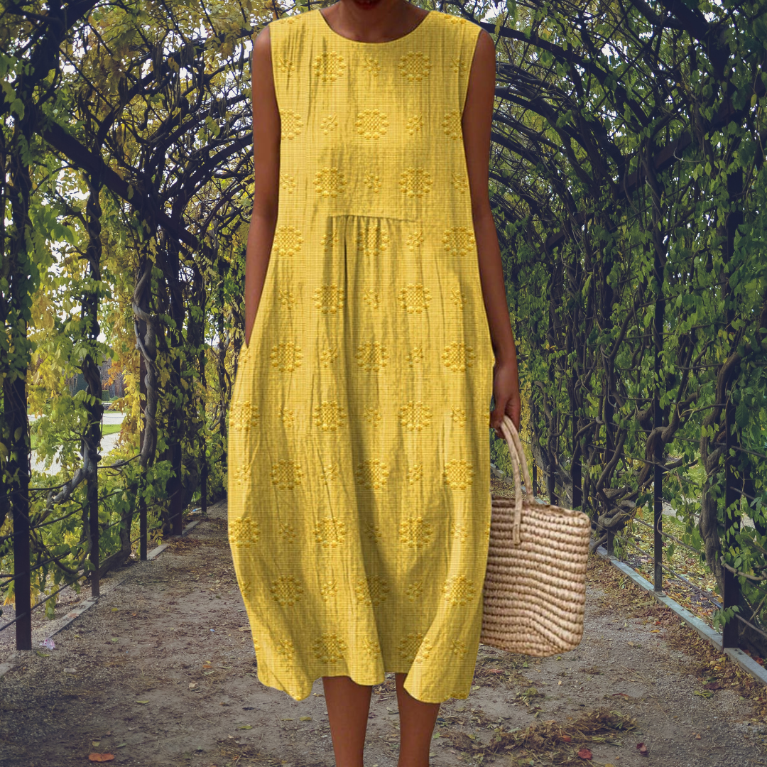 Aikaterini | Chic Sleeveless Dress with Convenient Pockets
