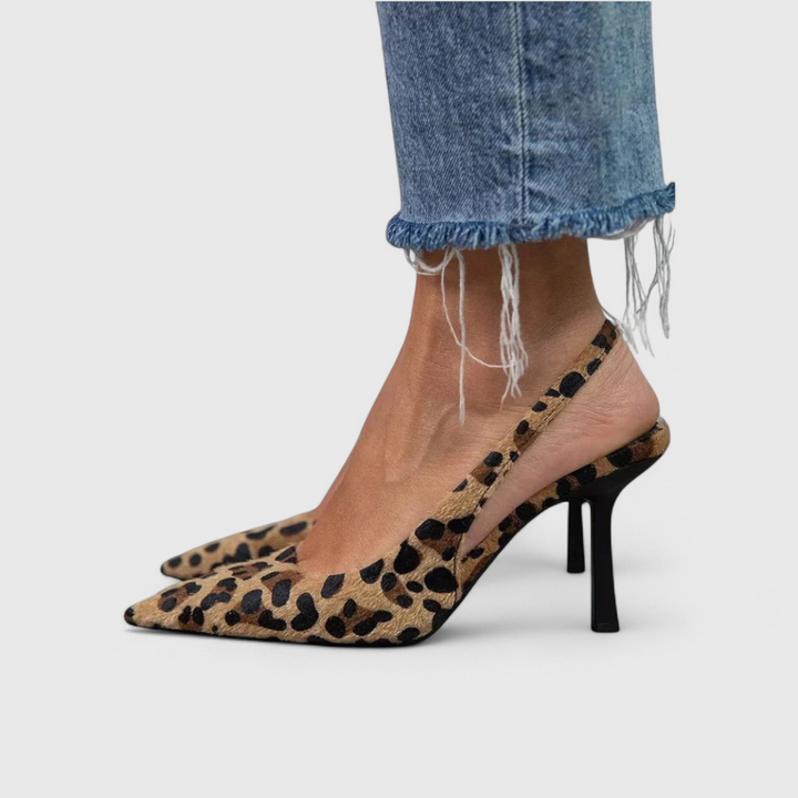 Glamorous Supportive Real Leather Heels