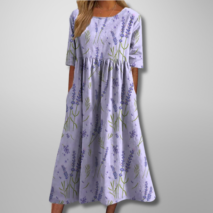 Faye | Relaxed Floral Midi