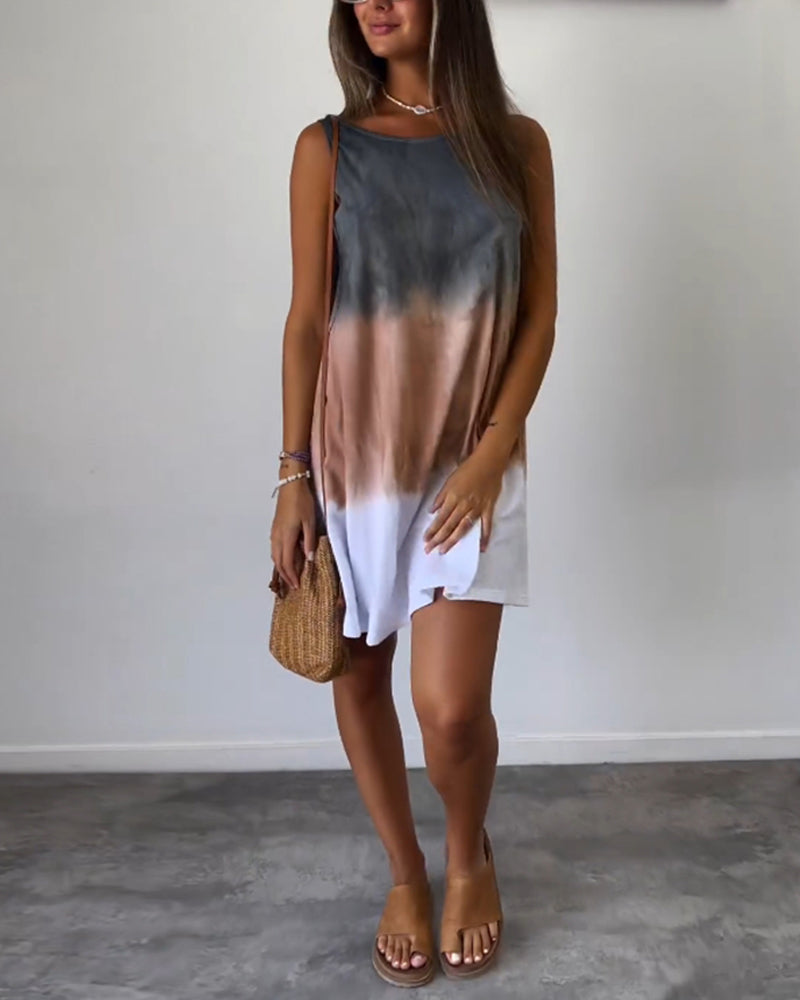 Vionette | Casual Gradient Dress