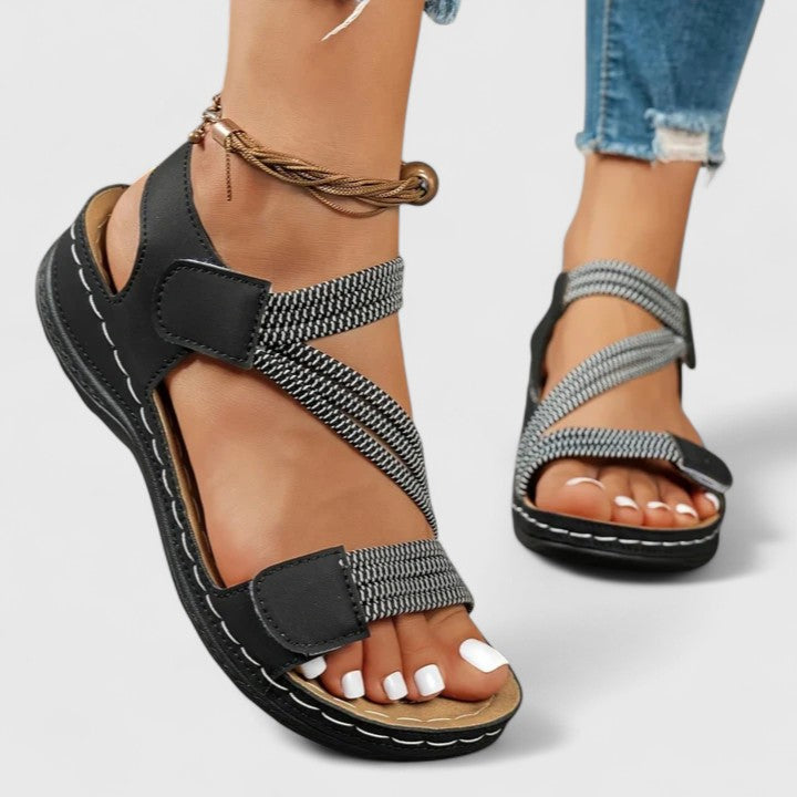 Sheena | Braided Comfort Strap Sandals