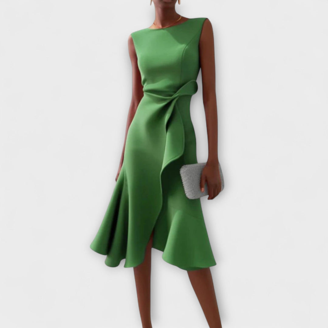 Nora | Draped Asymmetric Midi