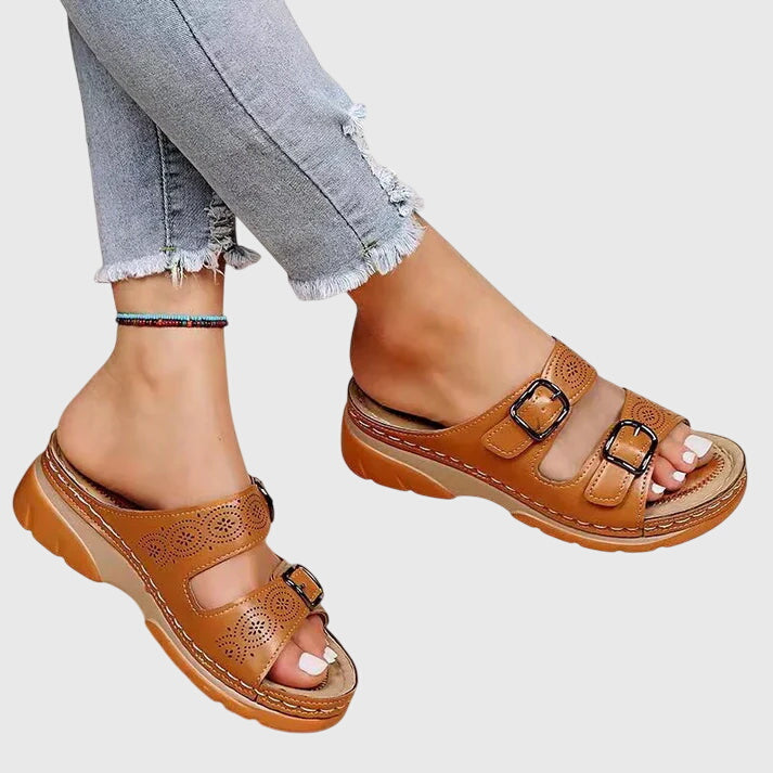 Diora | Supportive Leather Sandals