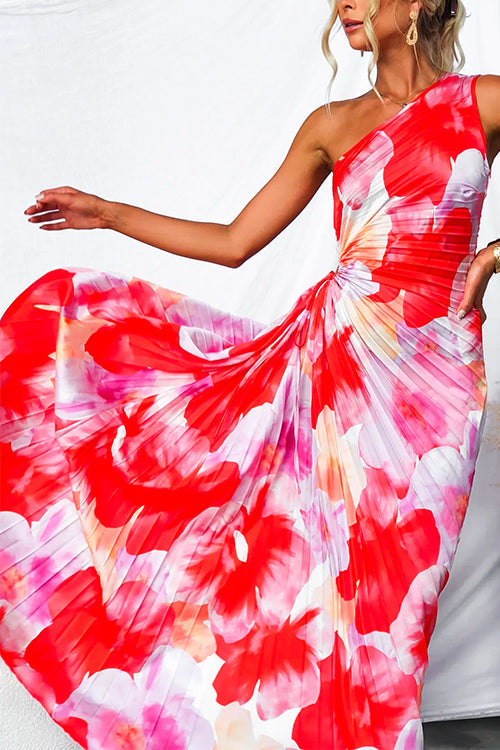 Donna | Pleated One-Shoulder Dress
