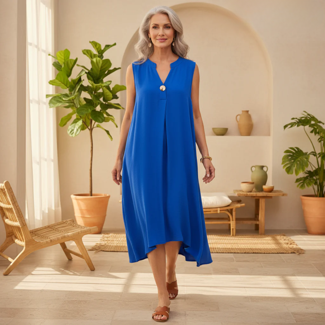 Elsie | Sleeveless V-Neck Dress