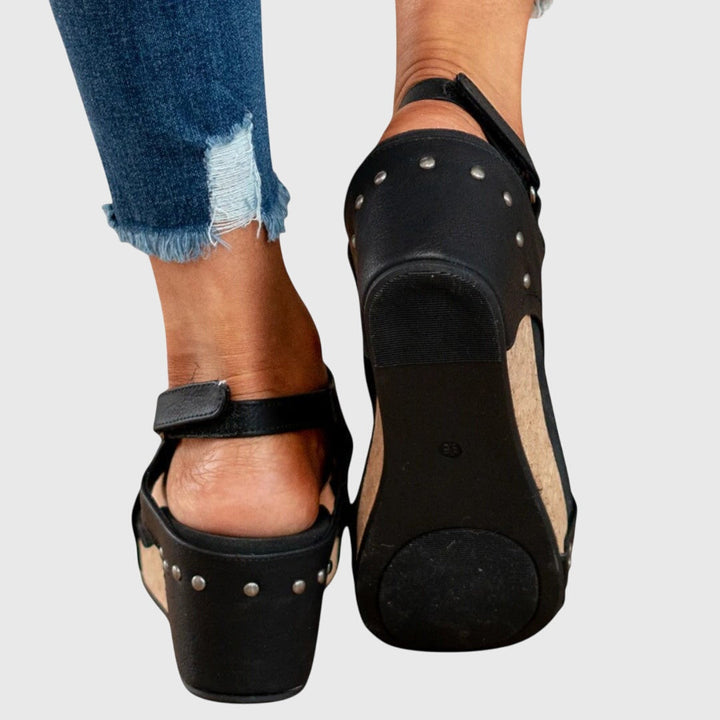 Adele | Slingback Platform Comfort Sandals