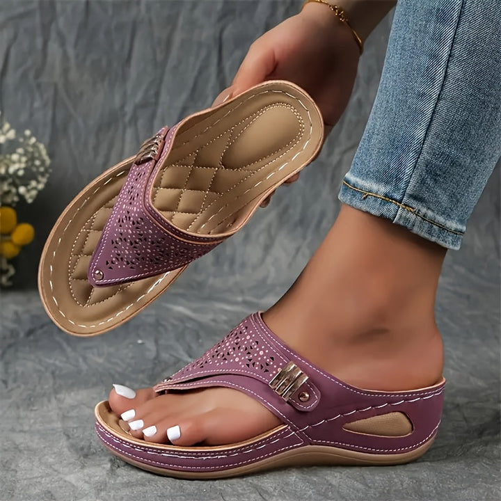 Sophia | Comfort Wedge Sandals