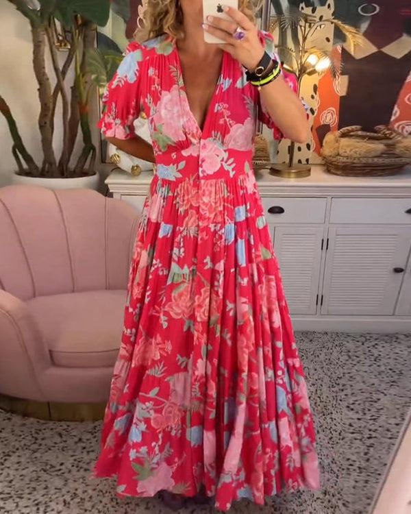 Floriana | Vibrant Floral Dress