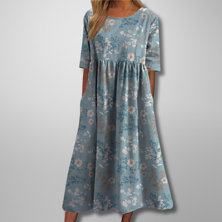 Faye | Relaxed Floral Midi