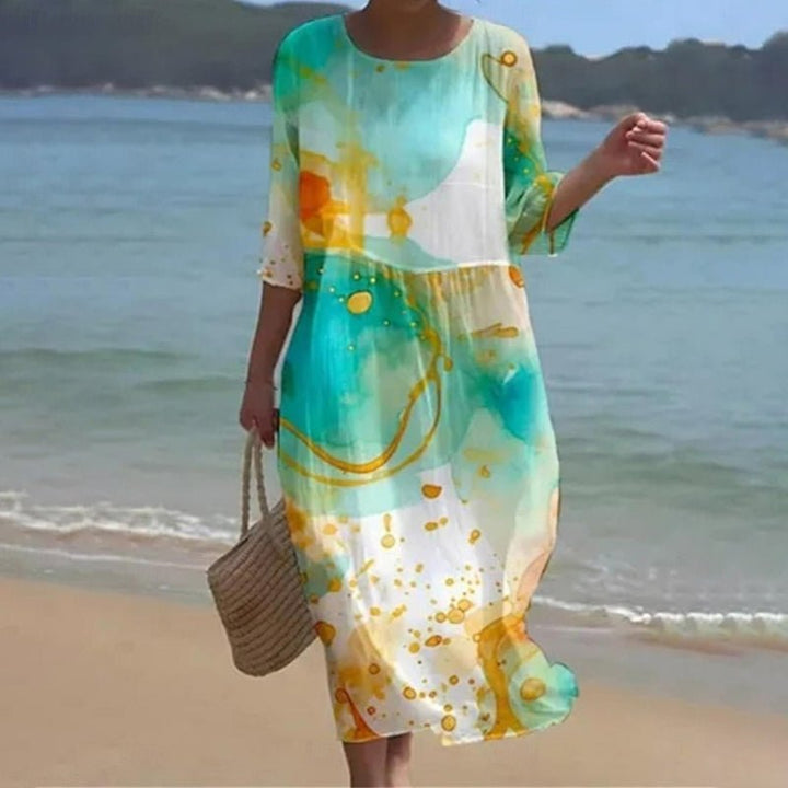 Verity | Sunset Bloom Maxi Dress-