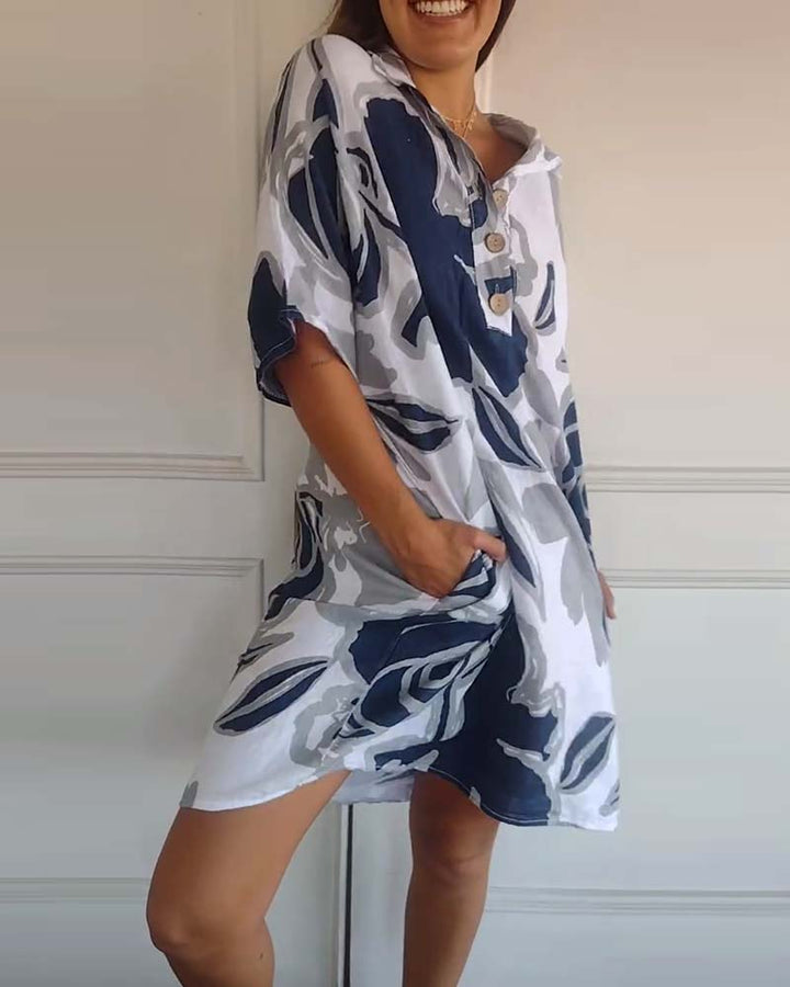 Bianca | Floral Shirt Dress