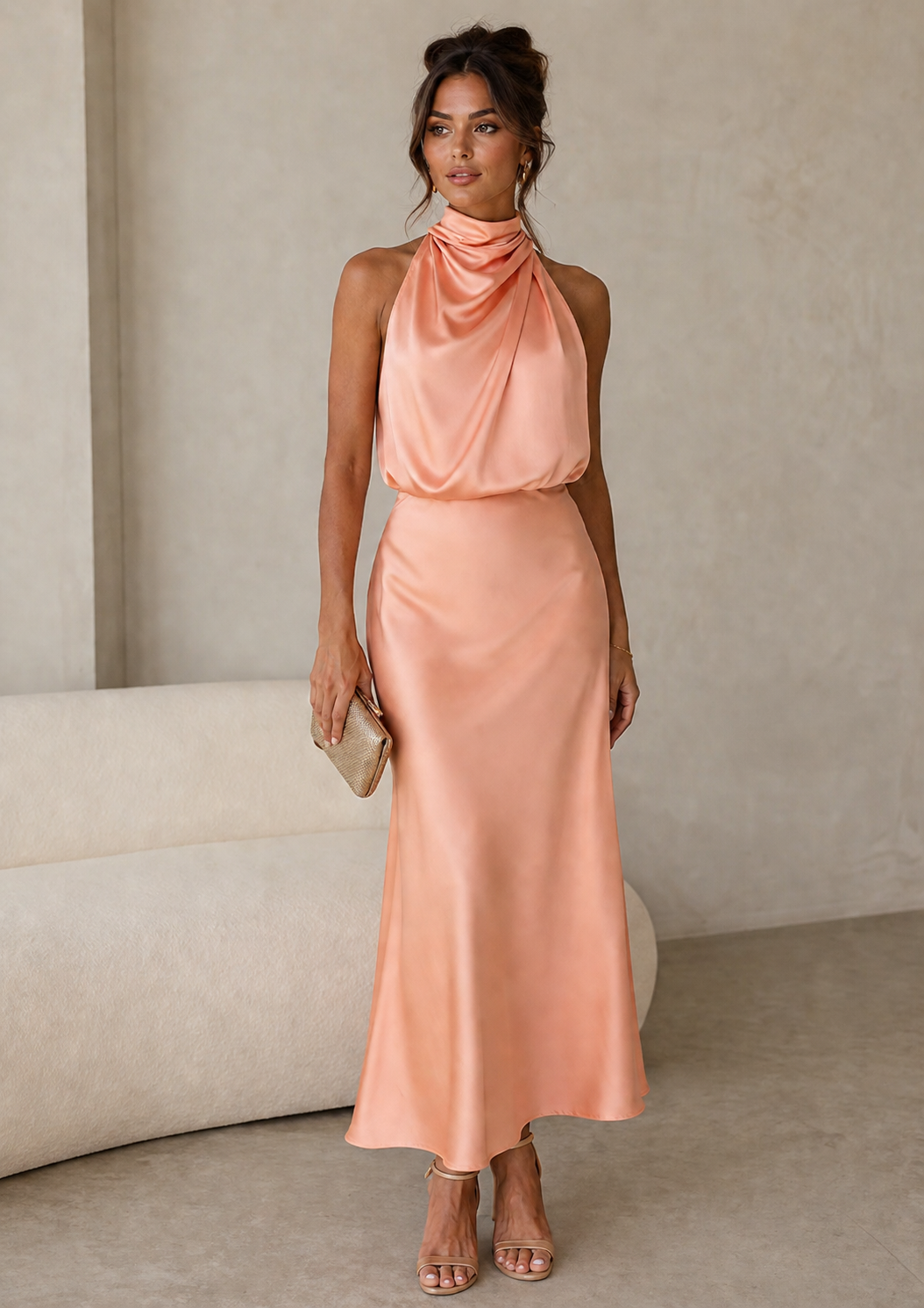 Sylvia | Draped Dress