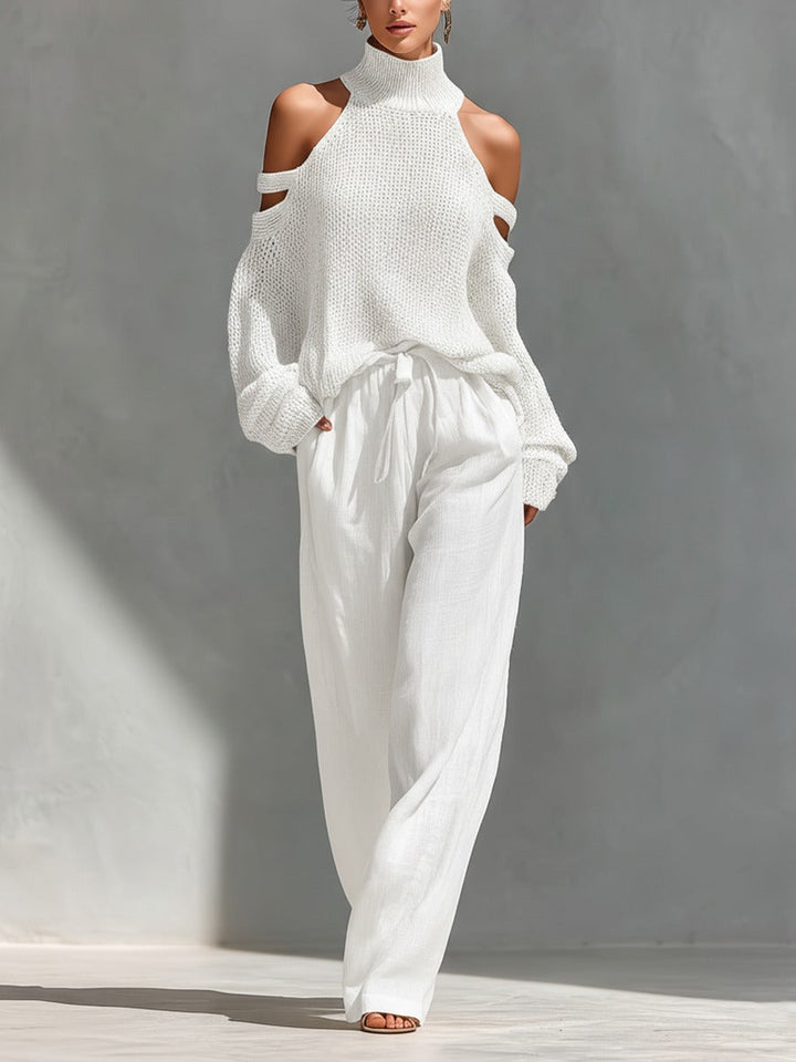 Sarah | Knit and Linen Fashion Set