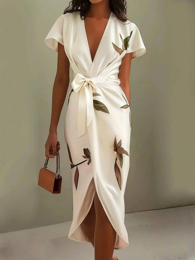 Amelia | Chic Floral Wrap Dress